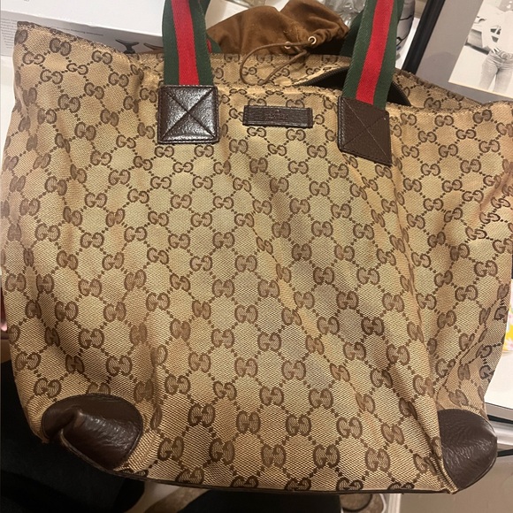 Authentic Gucci tote with reinforced corners - Picture 2 of 13